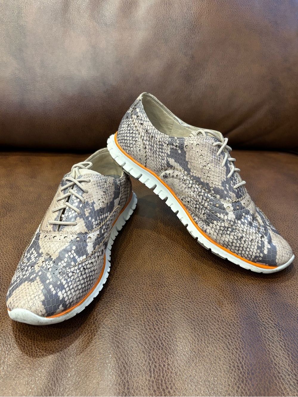 Cole Haan Snakeskin Sneakers